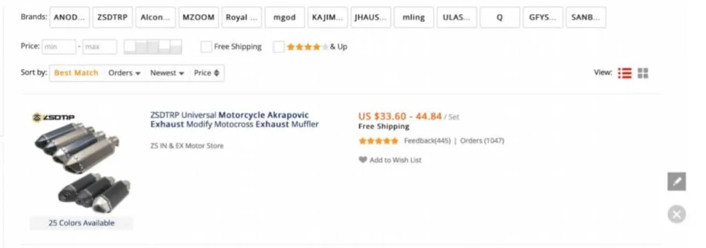 Akrapovic Exhaust On Aliexpress 1024x361 1